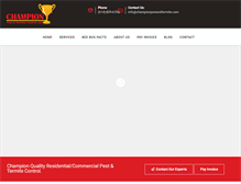 Tablet Screenshot of championpestandtermite.com